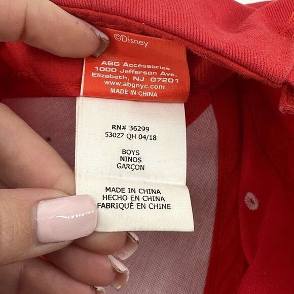 Mickey Mouse Baseball Cap Boys Red 3D Hat Disney Adjustable Childs Souvenir Cap - Picture 8 of 8